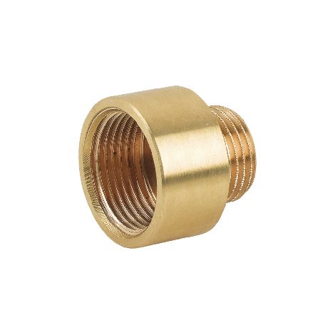 Prolunga ridotta fm in ottone giallo  1/2" x 3/8CAVAL
