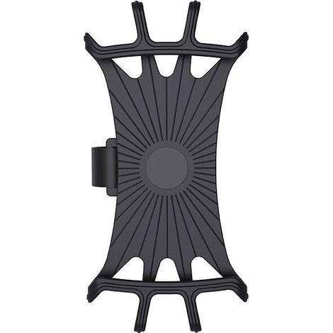 Support Téléphone Vélo - Fixation Universelle Poignée de Vélo ou Moto - Rotation 360° - Compatible Écrans 4,0 à 6,5 Pouces - Noir - 1 Pièce (1/5)