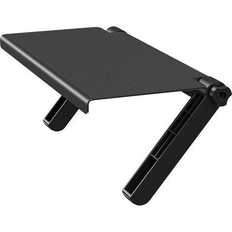 MINKUROW 13 Pollici Ampia Piattaforma Tv Regolabile Piastra Superiore Schermo Staffa Mensola Superiore Monitor Staffa Mensola Tv Superiore Per Dispositivi Di Streaming Decoder Via Cavo Router E Decora (1/3)