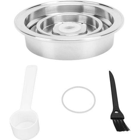 Adaptateur pour dosettes de café en acier inoxydable réutilisable et pratique Support convertisseur de grande à petite taille pour machine à café Vertuo (1/5)