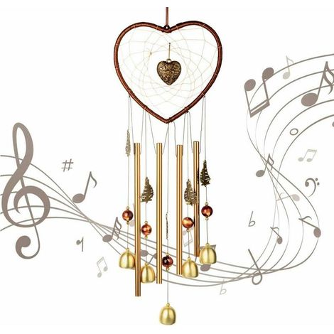 Carillons éoliens, Triomphe,Carillons de Vent pour extérieur, Carillons Éoliens Cloche en Métal Carillon à Vent Cadeau Pour Jardin, Cour, Maison, Chambre Artisanat Cadeaux (1/5)