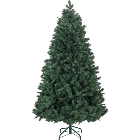 Albero di Natale Artificiale 180 cm 1061 Rami Realistico Verde (1/5)