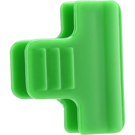 Clips de plástico ecológicos para películas – modelo universal – duraderos y ajustables para películas (8 mm/19 mm, verdes) – 24 unidades (1/4)
