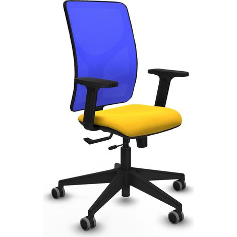 Silla de oficina piqueras y crespo Motilla negro reposabrazos ajustables (1/2)