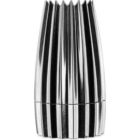 Alessi Grind WAL03 - Molino de Design para Sal, Pimienta y Especias, Aluminio Fundido, Pulido