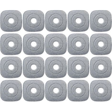 Lot de 20 lingettes lavables pour balai essoreur automatique (1/5)