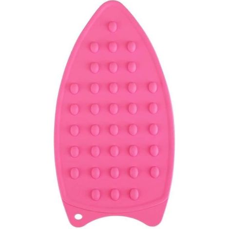 silicone repose fer repose,coussin de fer en silicone,Planche à Repasser portative,pour Le Voyage à la Maison(Rose) (1/4)