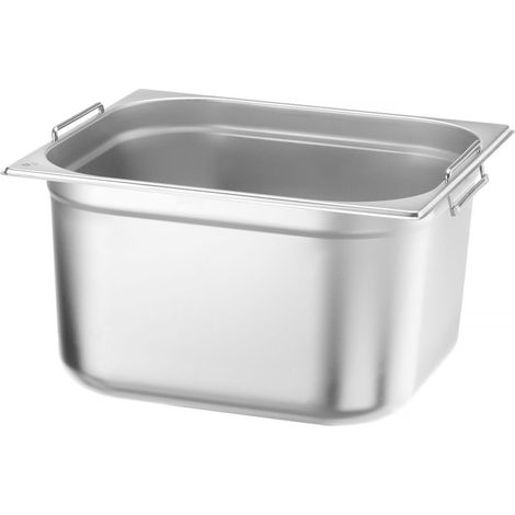 Gastronormbehälter GN 2/3 mit versenkbaren Griffen 354x325x150mm 13L Hendi 817247 (1/4)