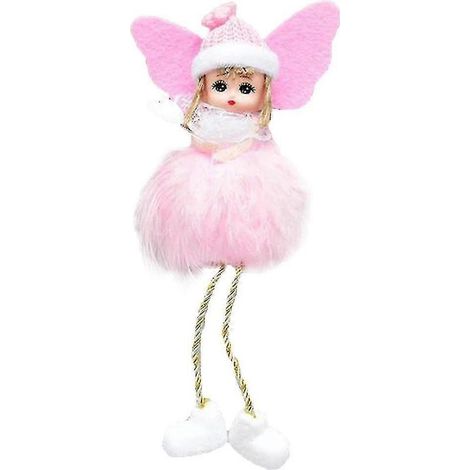 Décorations de Noël, ange en peluche, breloque enfant, poupée mignonne, cadeau, pendentif sapin de Noël p005 (1/3)