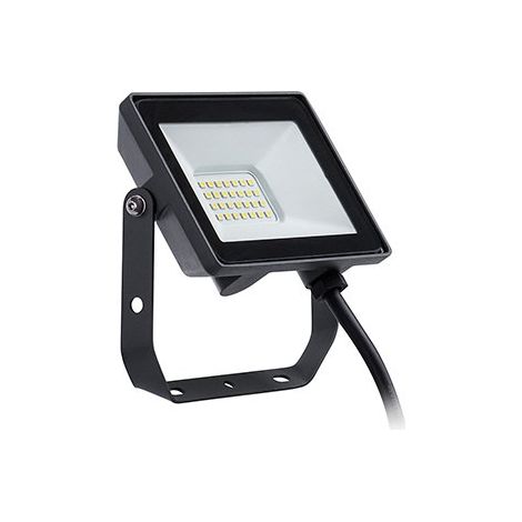 Foco proyector led, negro, 20 w, 1900 im, 4000 k, 138 x 27 x 122 mm