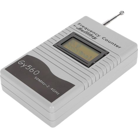 Mini compteur de fréquence radio Gooit GY560 50 MHz – 2,4 GHz, outil de mesure de fréquence radio portable (1/5)