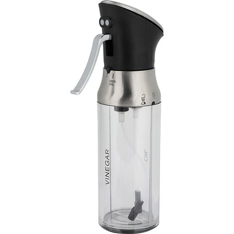 Distributeur de flacon pulvérisateur d'huile et de vinaigre, pulvérisateur d'huile de cuisine réglable (1/4)