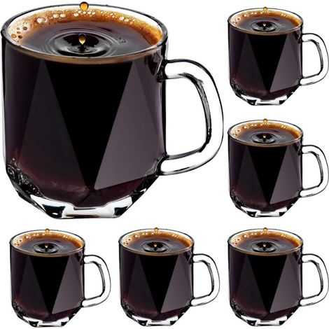 Juego de 6 vasos Luxito Max de 300 ml para té y café. (1/5)