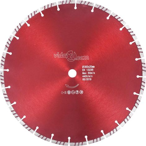 Disco da taglio diamantato con turbo acciaio 350 mm 020003724