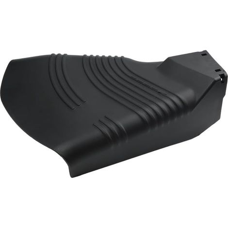 Bouclier de déflecteur pour tondeuse à gazon 137,2 cm en plastique Convient aux planches de 137,2 cm, dirige les coupes, empêche l'encrassement, plastique noir, taille 48,3 x 45 cm (1/5)