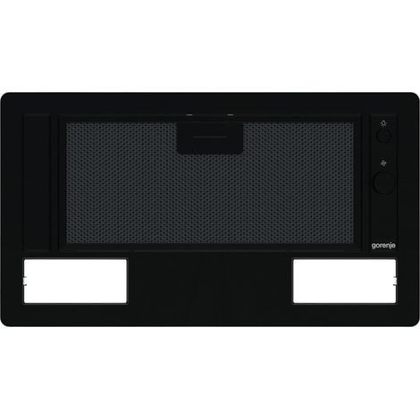 Hotte encastrable Gorenje BHI681EB, débit d’air 370 m³/h (1/3)