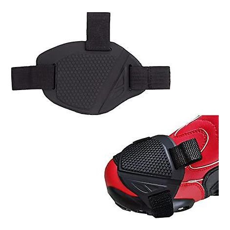 Schwarz, 1 Stück, Motorradschuhschutz, Schalthebelschutz für Motorradschuhe, Schalthebelpolster, Schalthebelschutz für Stiefel oder C (1/5)