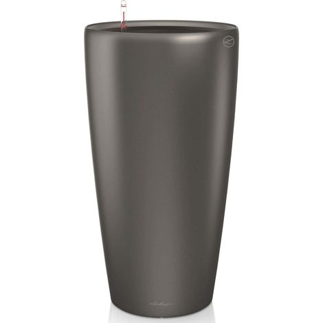 LECHUZA RONDO Premium 32 Komplettset anthrazit metallic