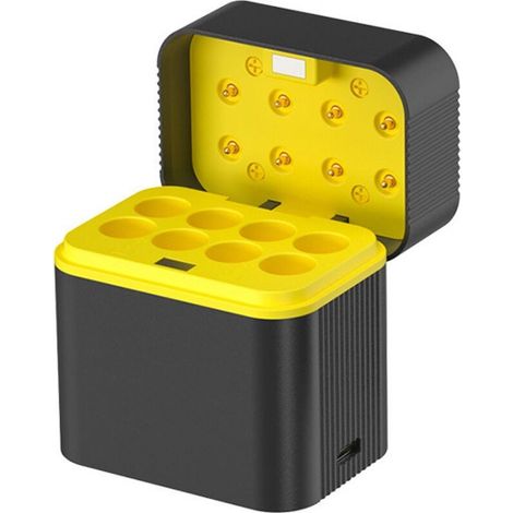 Piles Rechargeables AAA Lithium Chargeur, 1300mWh Triple A 1,5V Tension de Sortie constante Pile, 1600+ Cycles