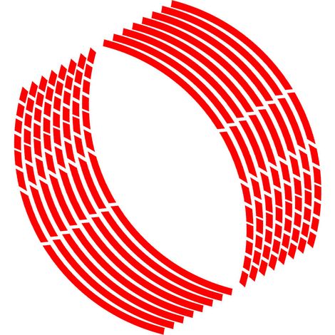 18 universelle, dekorative, reflektierende Felgenaufkleber zum Selbstgestalten für 18-Zoll-Reifen – Individuelle Autoradaufkleber (1/5)