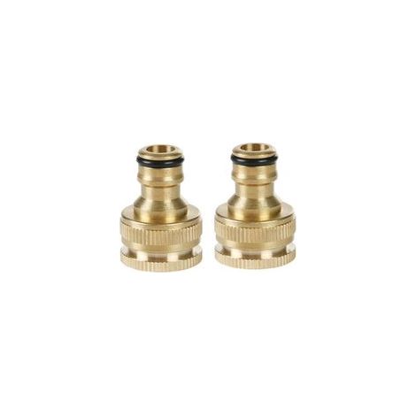 Waschmaschinenschlauch – 4/6-Adapter, Standard-Messinganschluss, Zubehör für Autowaschdüsen, Waschmaschinenschlauchanschluss (1/5)