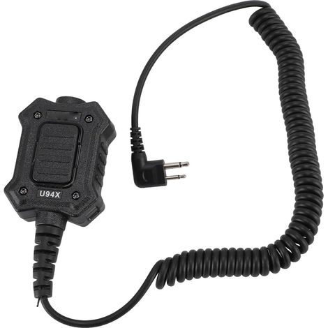 Adaptateur PTT Push to Talk - Bouton PTT avec Prise Mt/GP - 88 - Câble de (1/5)