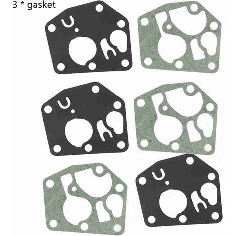 Kit joint de diaphragme carburateur Briggs Stratton 795083 495770 - 3 pièces plastique 6x5 cm (1/5)
