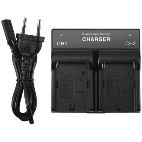 Chargeur Double Canal Batterie NP F970 F750 F960 QM91D FM50 FM500H FM55H Compatible (1/4)