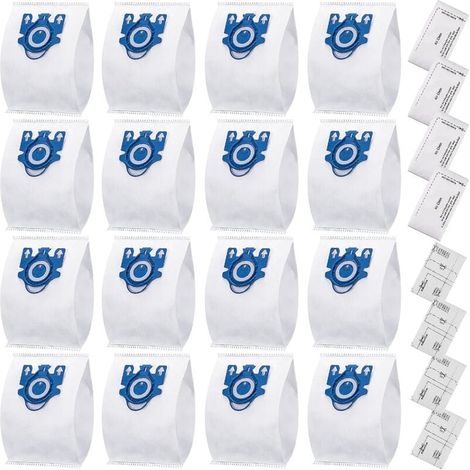 FOREHILL Lot de 24 aspirateur pour Miele Gn 3D Classic C1 Complete C2 C3, S227, S400i, S600, S800 Airclean 3d efficacité sacs à poussière remplacer Miele Gn aspirateur sac à poussière partie (1/5)
