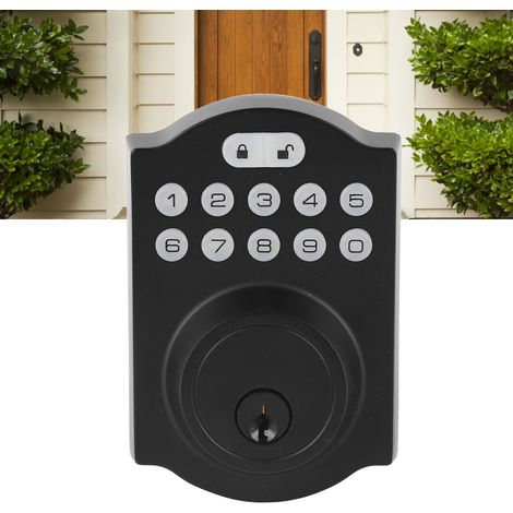 Serrure à pêne dormant Smart American Standard, verrou de porte d'entrée, serrure auxiliaire à clavier électronique (1/5)