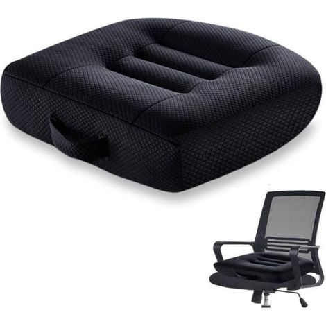 Coussin siège voiture 40x40 cm ergonomique orthopédique - rehausseur bureau ou fauteuil roulant adulte extra large Label (1/3)