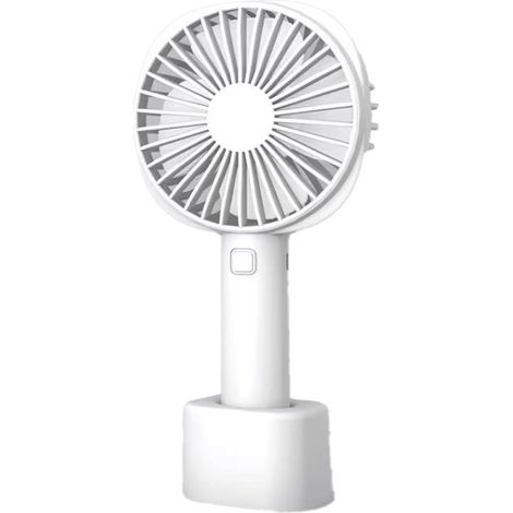 1 Ventilateur de poche, 3 vitesses réglables, ABS rechargeable USB, pour bureau voyage extérieur (1/5)