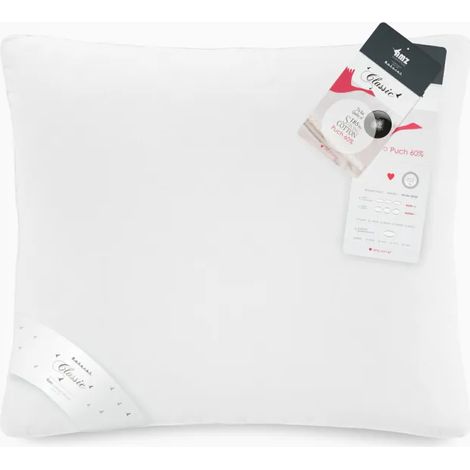 Cuscino in piuma d'oca 70% 70X80 Basic White AMZ (1/3)