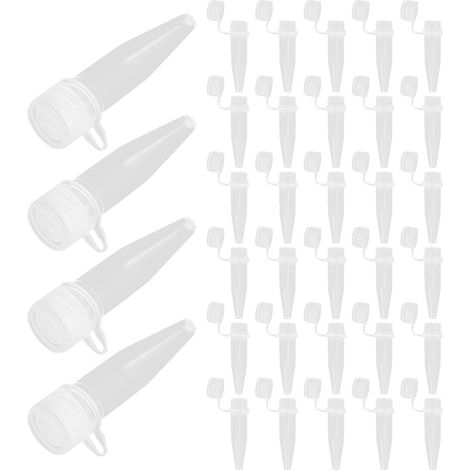 Tubes à Centrifuger Coniques et Stockage Facile D'échantillons Lot de 50 en Plastique 1,5 Ml avec Bouchon, pour Mesure Précise en Laboratoire Scientifique (1/5)