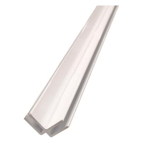ONDEE ZEN - Profilé d'angle panneaux muraux - Hauteur 2,55 m - Finition blanc mat (1/3)