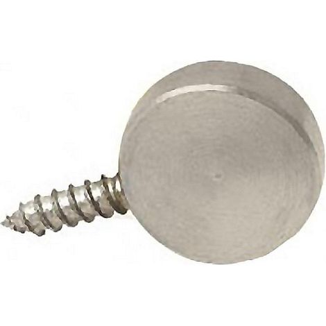 WURKO portaestante espiga niquel caja 200 , Portaestante redondo para muebles. - Con espiga rosca madera de 1,5cm. - Niquel - Diámetro 1,5cmCaja de 200 unidades.