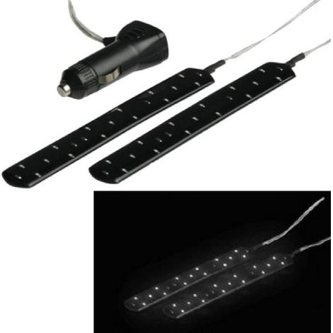 2 Bandes Lumineuses LEDs blancs 30cm