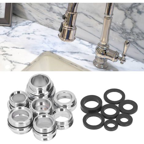 Set mit 7 Wasserhahnadaptern, Gartenschlauchadaptern und Küchenspülenschlauchadaptern (1/5)