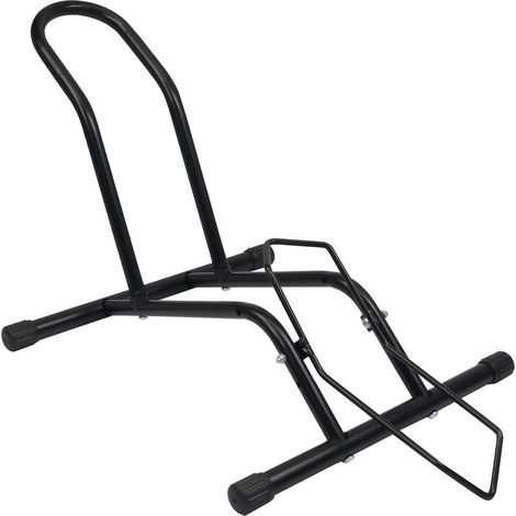 Béquille de vélo professionnelle au sol Support autonome Support de montage pour VTT, vélo de route, VTT Noir