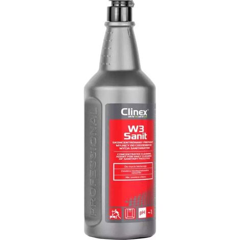 Clinex W3 Sanit 1L per la pulizia di servizi igienici 