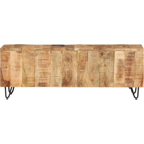 Maison Exclusive - TV-Schrank 110x30x40 cm Massivholz Mango