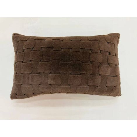 Cuscino nalia rettangolare 50x80 cm marrone - Atmosphera créateur d'intérieur (1/3)