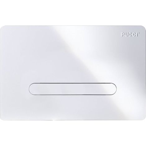 PLACCA PER CASSETTA PUCCI SARA TRATTO LINEA MOD. 2014- Bianca lucida- PUCCI- pezzi 1