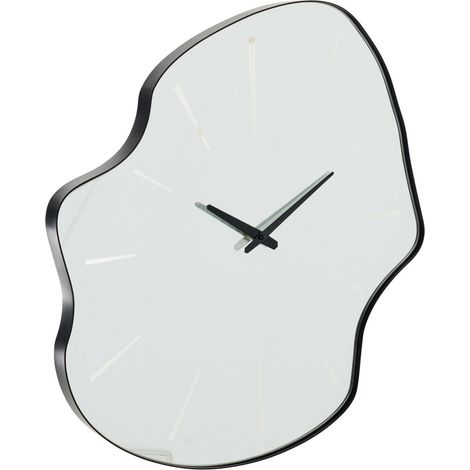 Horloge Murale en Verre "Irrégulier" 64cm Noir (1/2)