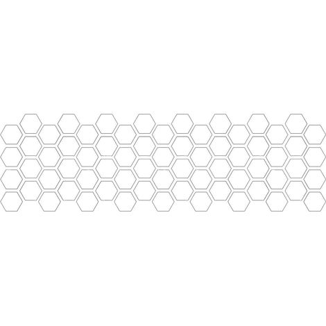 Autocollant de carrosserie de voiture en nid d'abeille, autocollant pour carrosserie automobile, imperméable en nid d'abeille, 70,86 x 21,65 pouces, décoration (1/5)