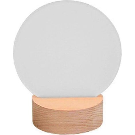 Cadres photo LED en acrylique pour impression par sublimation, veilleuse personnalisable avec support en bois et lumière USB chaude (1/4)