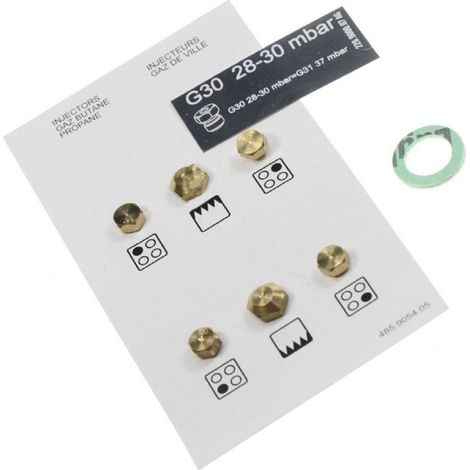 Sachet injecteurs gaz butane/propane (4431910048) Four, cuisinière 300115 BEKO, LISTO (1/3)