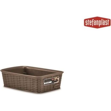 Panier Élégance Tortora 20x14 cm H 6 Stefanpl