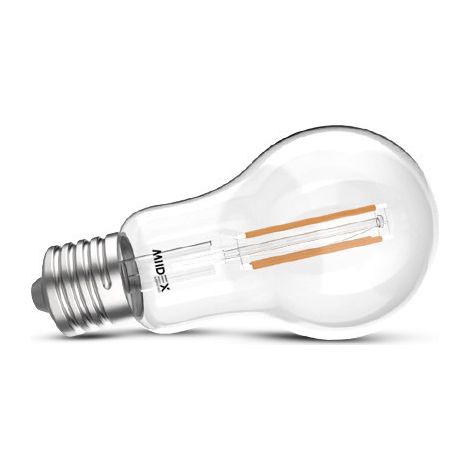 Ampoule LED E27 Filament 6W 2700K Miidex Lighting® (1/2)