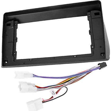 Due pannelli audio per auto 2Din da 10 pollici per WISH 2009-2012, con kit di montaggio per cornice DVD da cruscotto.